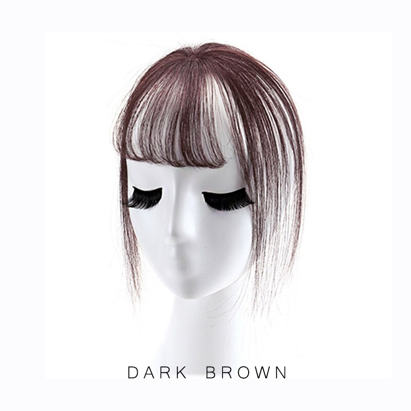 Talang3d franja invisível nenhum traço tiara feminino peruca curta franja adulto feminino bb clip acessórios de cabelo: G1962
