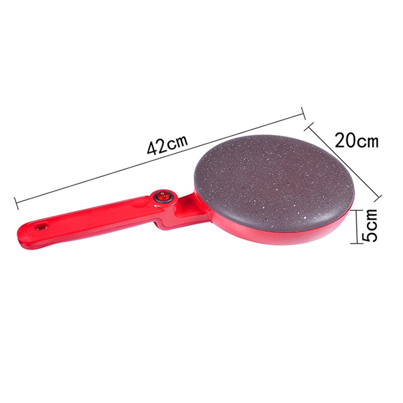 Máquina de tortitas eléctrica para hacer Crepes, plancha antiadherente para hornear, hacer tartas, utensilios de cocina, sartén: red