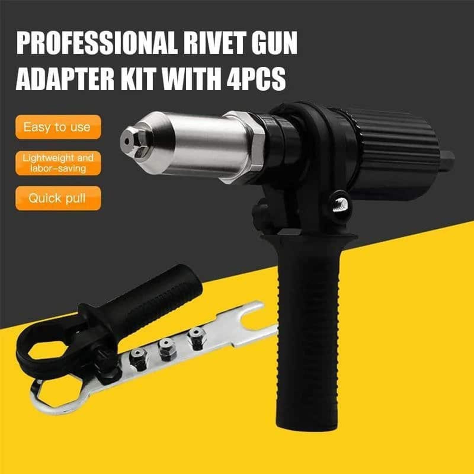 Professionele Klinknagels Adapter Kit Met 4 Stuks Verschillende Bijpassende Nozzle Bouten # T2G