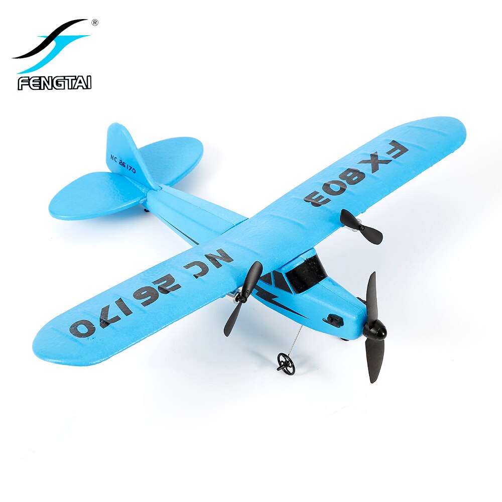 Z51 RC Plane Toy Cessna 150m Distance TRC Electric Foam Remote Control Hawker Glider LED Airplane Model 2.4G Hand Throw Wingspan