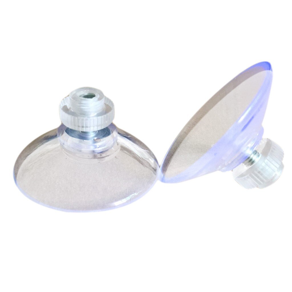 Ventosas con rosca M4 de 40mm con tuerca moleteada, gancho de almacenamiento de tornillo de copa de succión transparente para cocina y baño, herramientas para el hogar, 4 Uds.