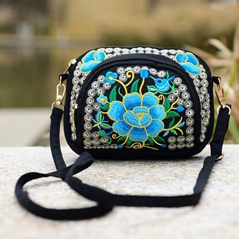 Sac à main Vintage Hmong pour femmes, fourre-tout, sacoche Hippie ethnique, sac à bandoulière brodé Boho