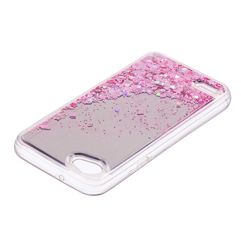 Dynamische Vloeibare Drijfzand Glitter Telefoon Case Voor LG Q6 Spiegel Case Back Cover Voor LG Q6A Q6 Alpha M700 Q6 Plus X600 Case 5.5"