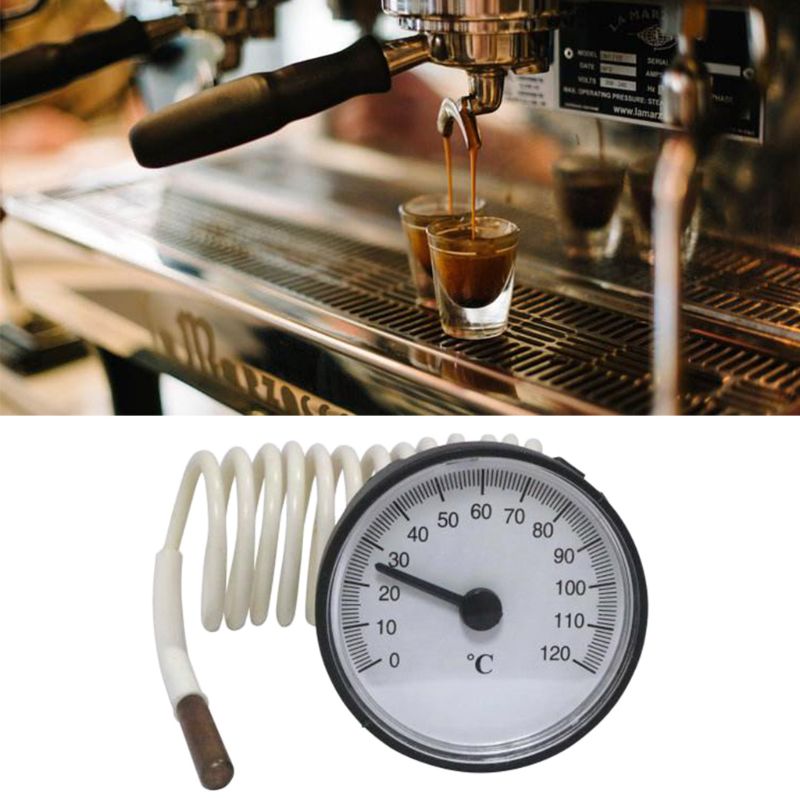 0-120℃ Dial Capillary Thermometer Water Heater Temperature Tester 1.1m Sensor N1HF