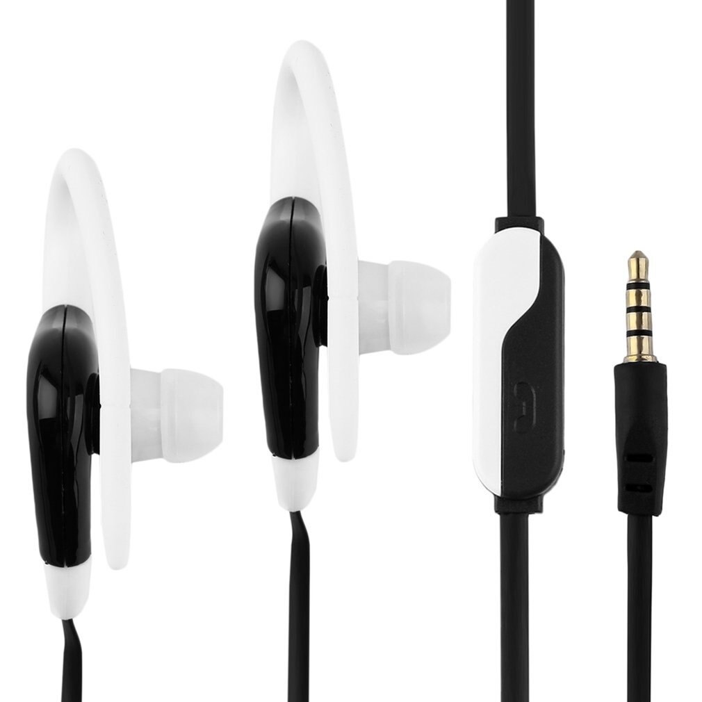 ONLENY Earphones ear hook Sports Running Active Earphone Earbuds Headset Noise Cancelling Hook Headphone fone de ouvido