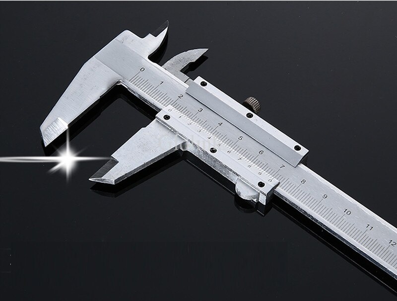 Vernier Caliper 0-150mm 0.02mm 6 inch High Carbon Steel Metric Micrometer Depth Gauges Measurement Tool