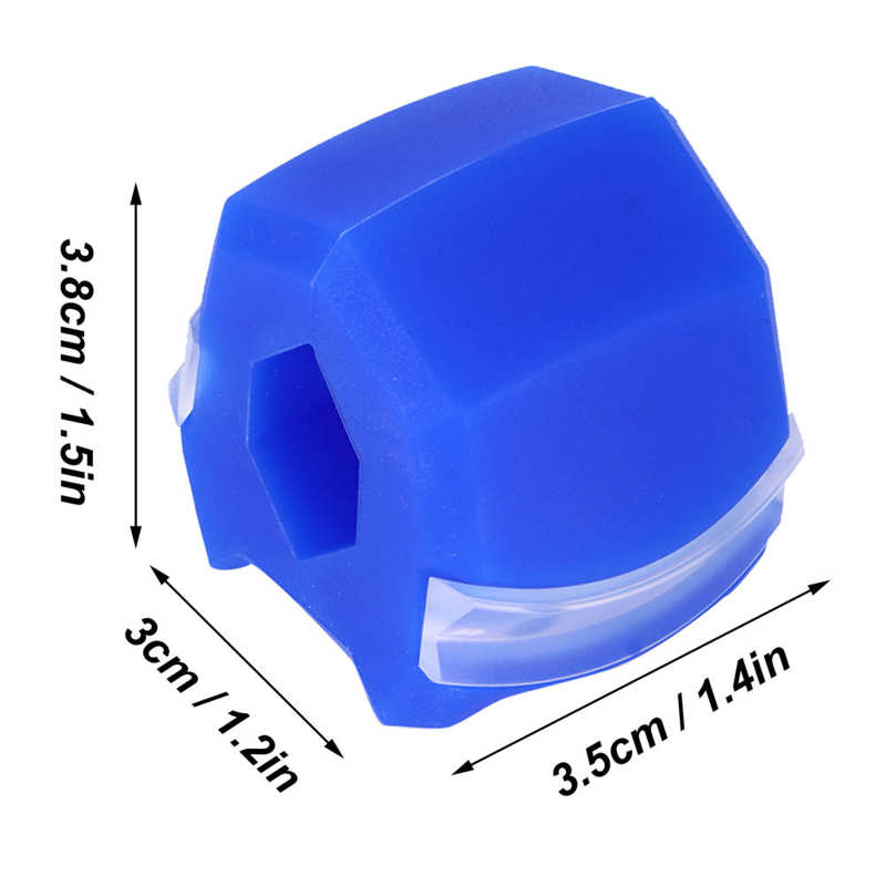 Kaaklijn Trainer Facial Afslanken Kaak Spier Training Siliconen Gezicht Hals Oefening Bal