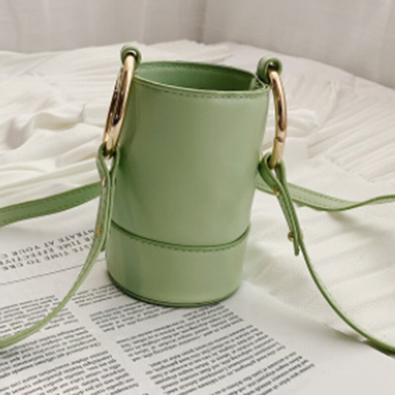 2021 moda damska torba na ramię kreatywna torba posłaniec Crossbody śliczna cylindryczna torebka wiadro torebka dzika przekątna