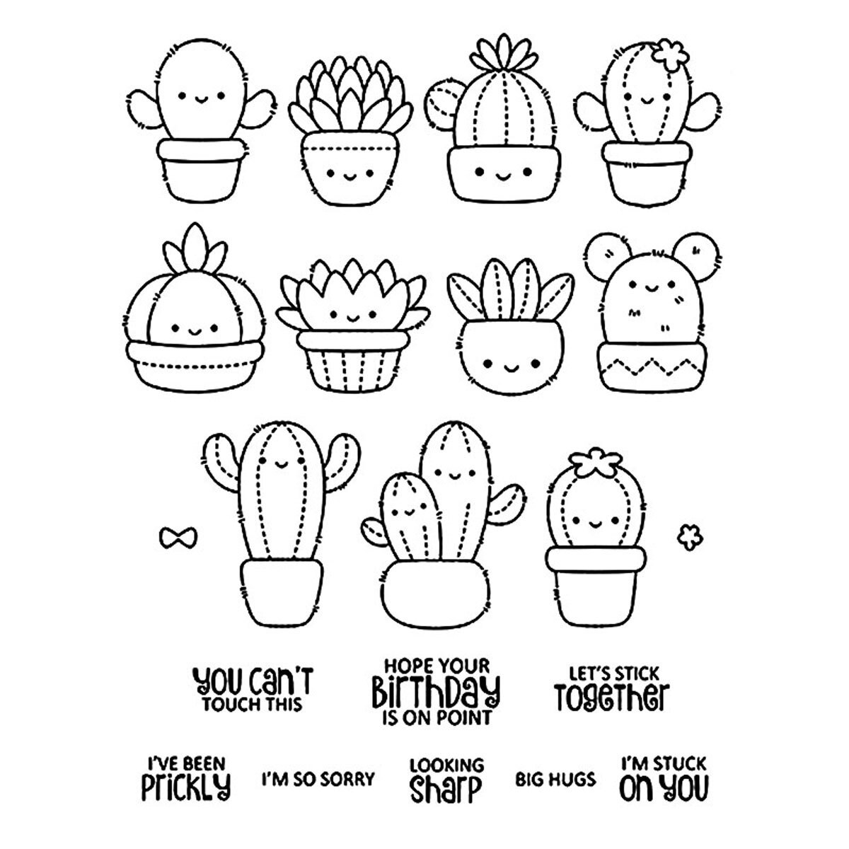 Metal Cutting Dies Lovely Bonsai Succulent Cactus Embossing Stencil Template for DIY Scrapbook Paper Cards Making