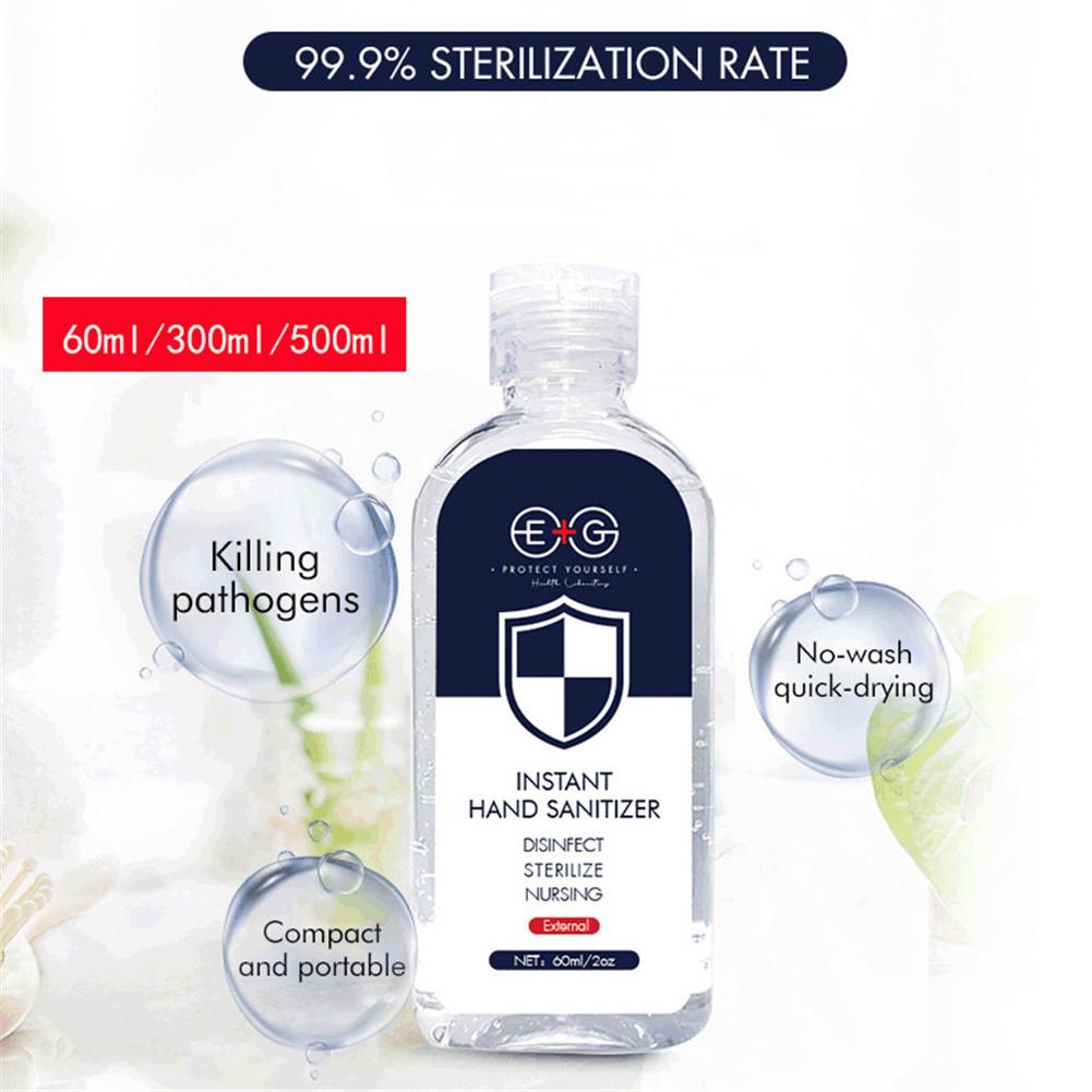 Disposable Hand Sanitizer Gel Portable Hand Soap Rinse Free Hand Wash Gel For Home Travel 60ML Support