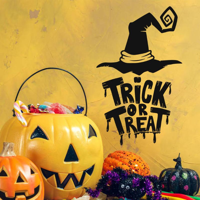 Halloween Verwijderbare Pvc Magics 3D Plafond Vloer Sticker, De Art Dreamscape Home Decor Muurschilderingen Behang