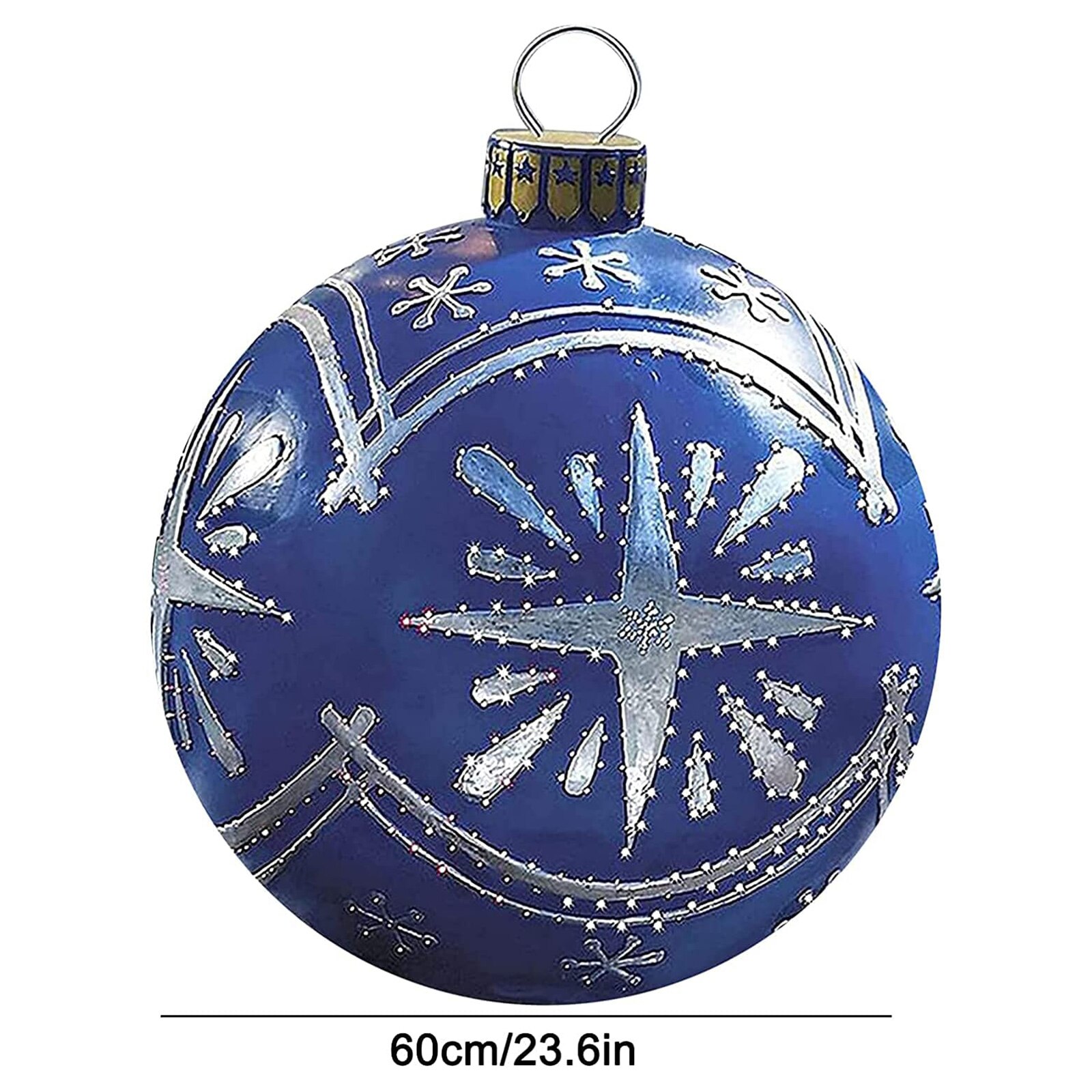 Outdoor Waterproof Atmosphere PVC Inflatable Toy Christmas Large Ball With Hanging Loop for Wedding Festival Decor Ornament