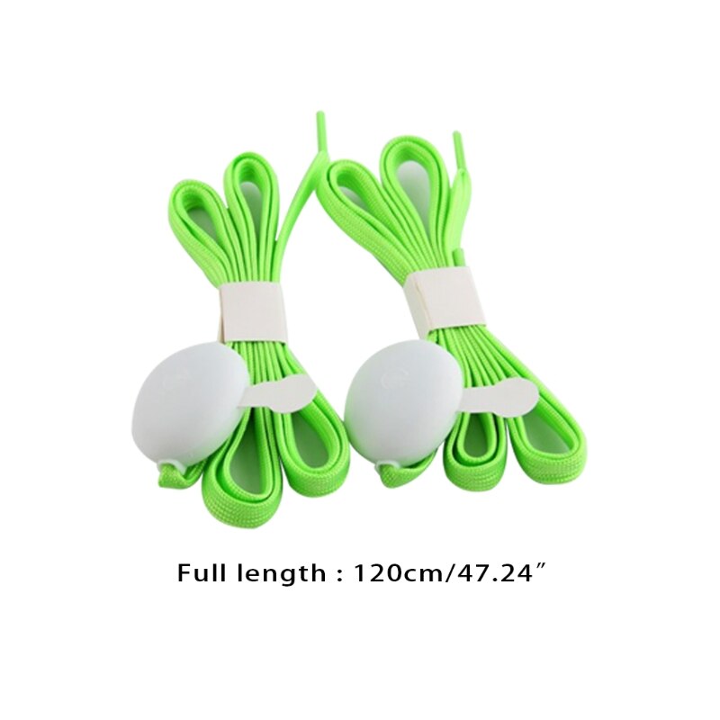 Lacets lumineux LED pour chaussures de sport, chaussures d&#39;athlétisme, qui brillent dans la nuit, couleur 24BD