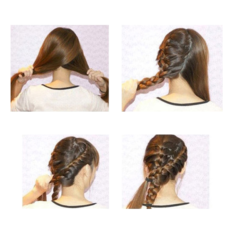 Magia zaplatanie włosów włosów igły kucyk włosów skręcać plecionka DIY narzędzie skręcać lokówki stylizacji spinka robić włosów oplatarki TSLM2