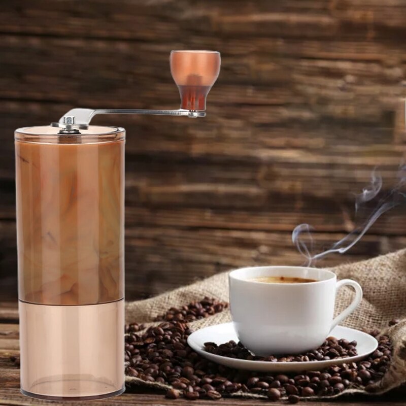 Manual Coffee Grinder Hand Coffee Grinder Mill with Ceramic Burrs Stainless Steel Handle Suitable for Camping &amp; Home Use