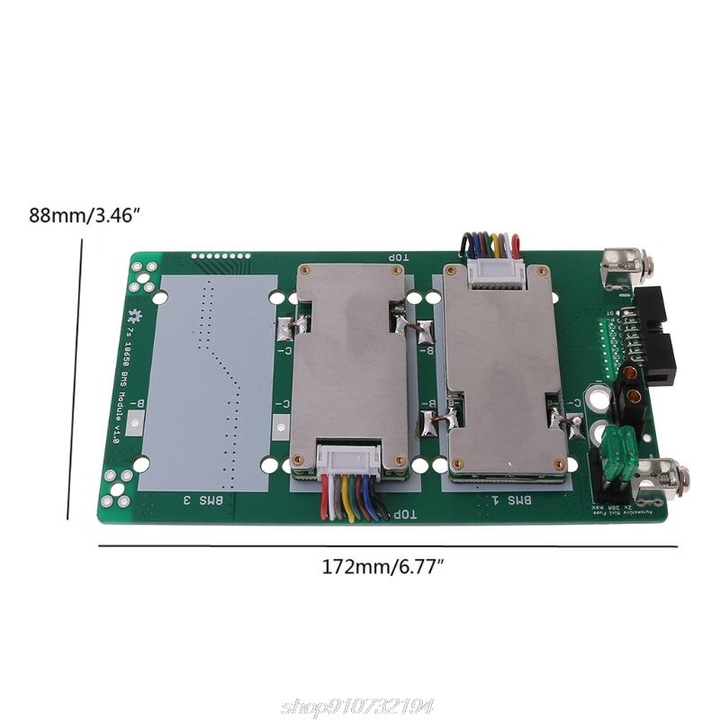 7S Power Muur Balancer Pcb Module Power Bank Case 18650 29.4V Batterij Houder 20A 40A 60A Batterij Doos bescherming Boord O30 20