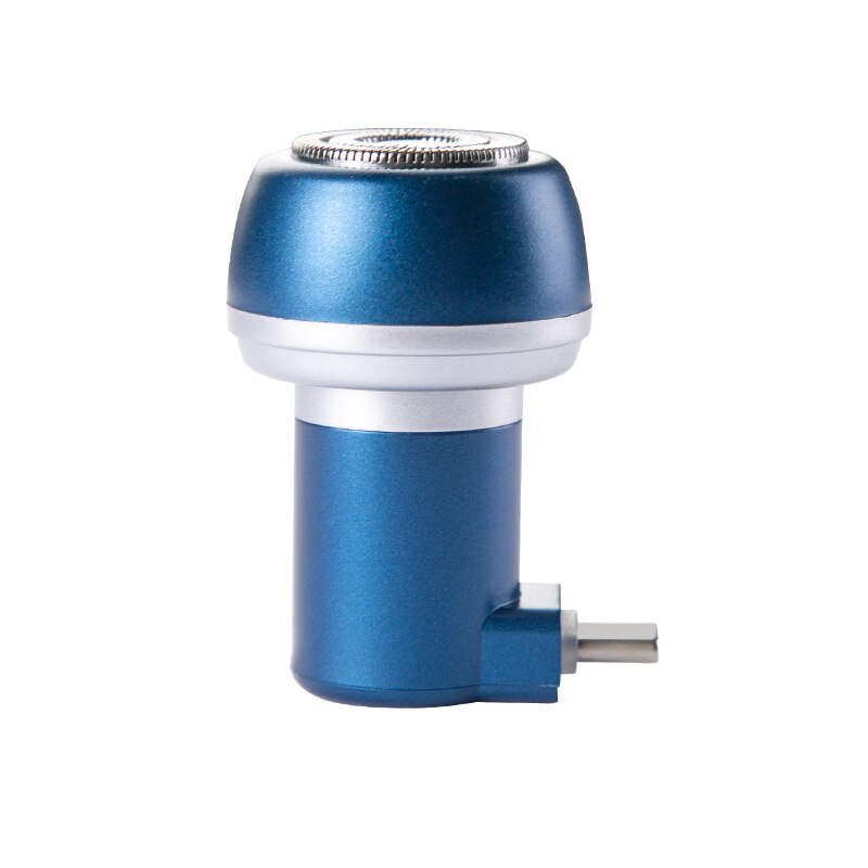 Reise Rasierer mächtig Bräutigam für Mann Mini Handy, Mobiltelefon Rasierer Tragbare Rasierer Wasserdicht Wiederaufladbare Clever Telefon Rasiermesser: Blau USB