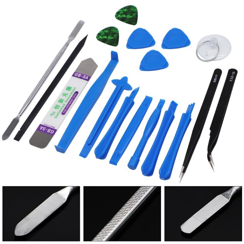 Electronic Screwdriver Set Pro Tech DIY Repair Tool Kit with Pry Opening Tool Compatible w/ i-Phone PC