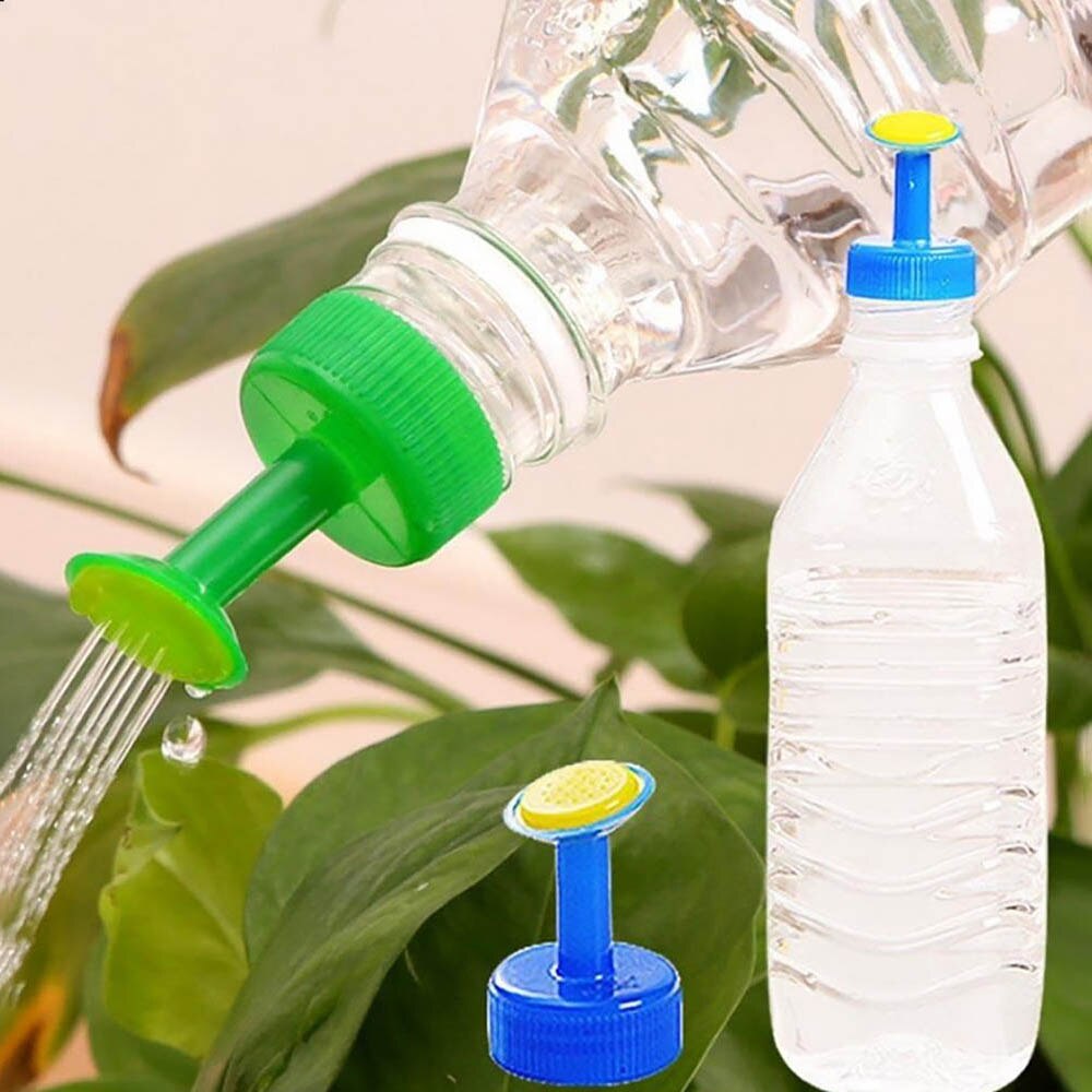 Bouchon de bouteille en plastique, Pot d'arrosage, buse de bouteille, petit calibre pour l'arrosage des fleurs, pomme de douche, outils de jardinage