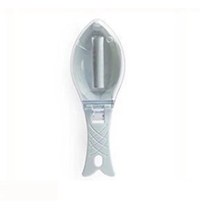 Fish Skin Scraping Scale Peeler with Lid Household Kitchen Tools Fish Shape Fast Removal Hand Tool K888