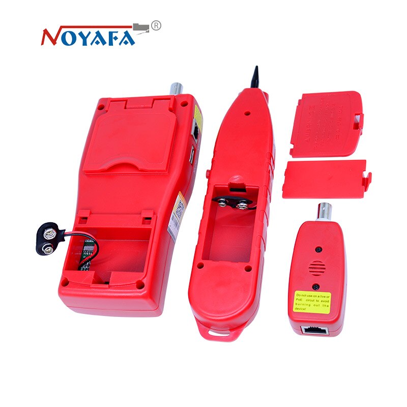 Unique Network monitoring cable tester LCD NF-308 Wire Fault Locator LAN Network Coacial BNC USB RJ45 RJ11 red color NF_308