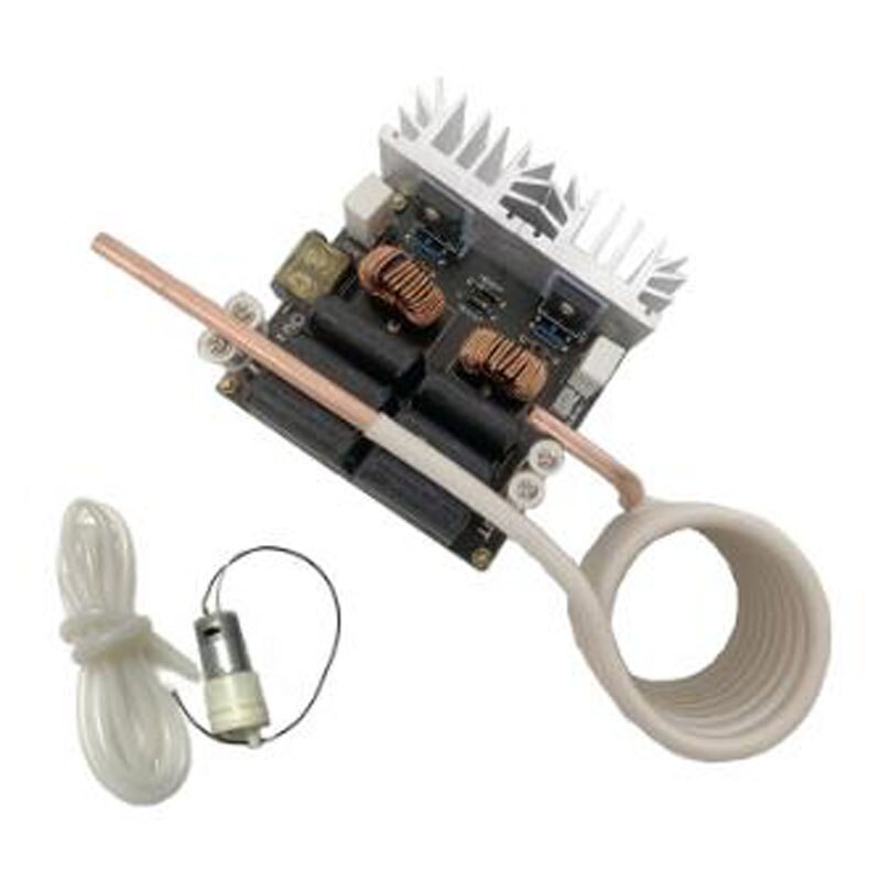 1200W 20A ZVS high frequency induction heating machine 18-50V high frequency quenching intermediate frequency furnace: Set A