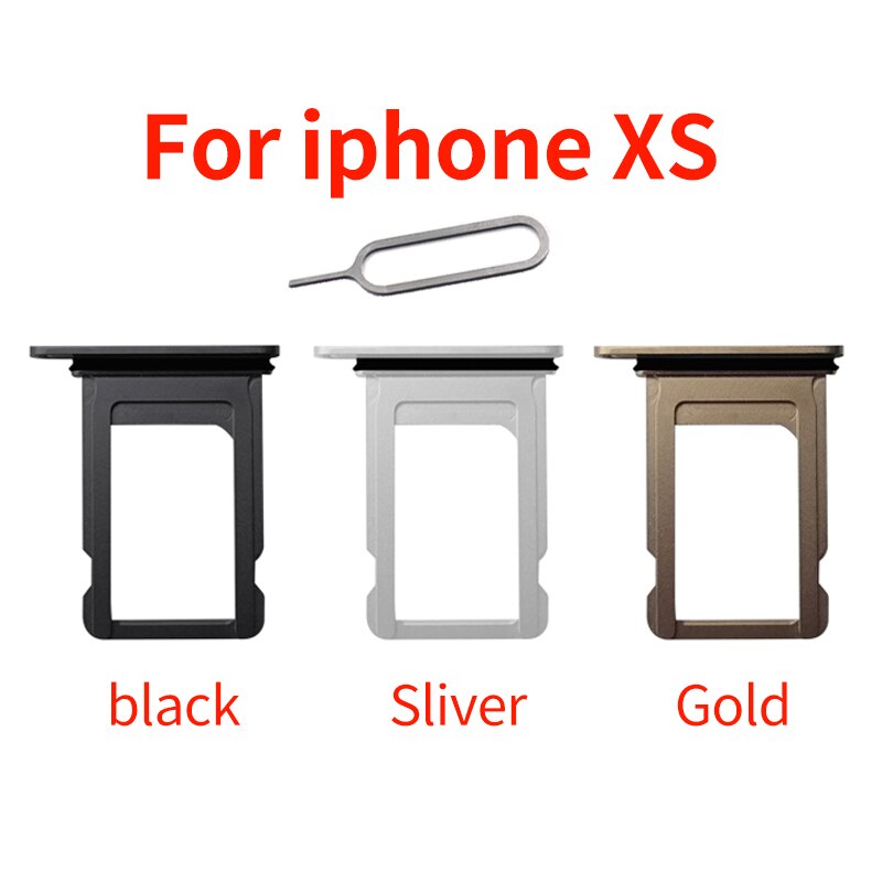 For Iphone XS SIM Card Holder Slot Tray Container Adapter Eject Tools Mobile Phone Accessories