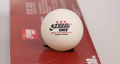 Nyeste dhs 3- stjerne dingning  d40+  bordtennisbolde materiale plast poly ping pong bolde: 20 kugler hvide