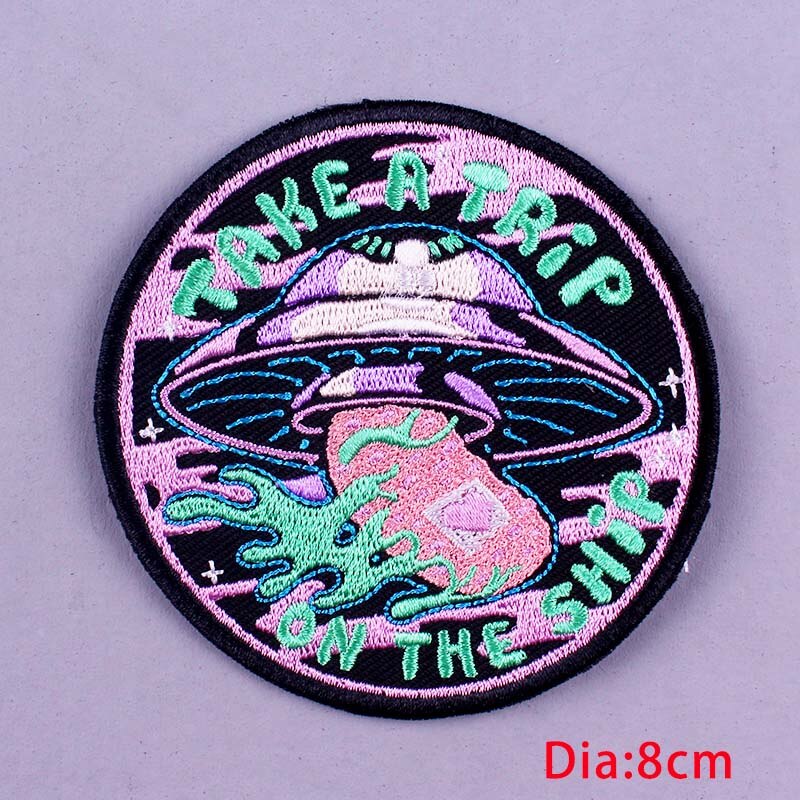 Diy Adventure Geborduurde Ijzer Op Patches Voor Kleding Mountain Reiziger Patches Op Kleding Strepen Outdoor Wandelen Patches: PE4296CT