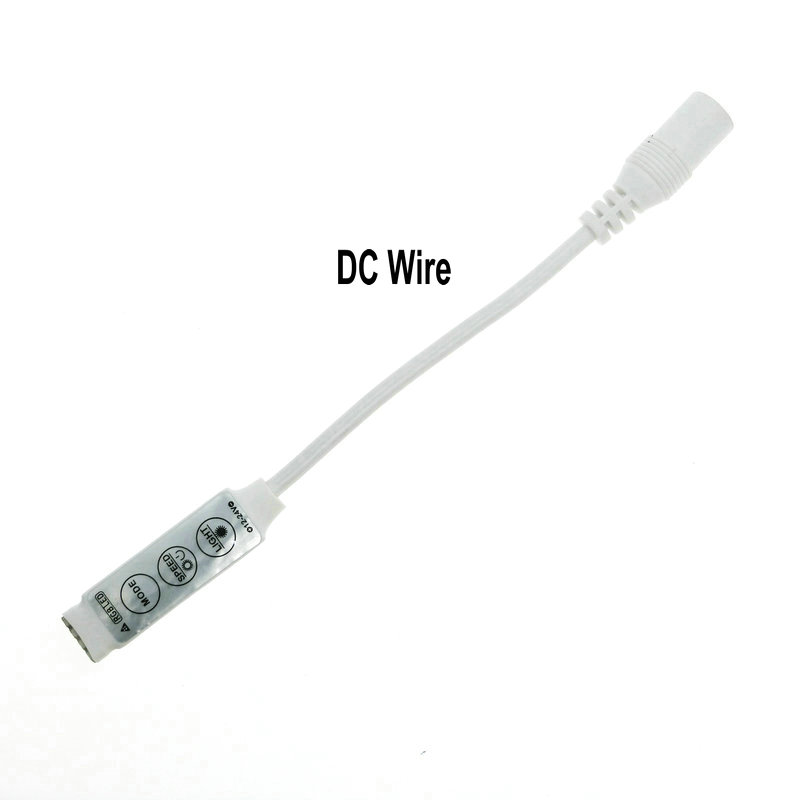 LED RGB Controler DC12V Mini 3 Key LED RGB Controller for RGB LED Strip.