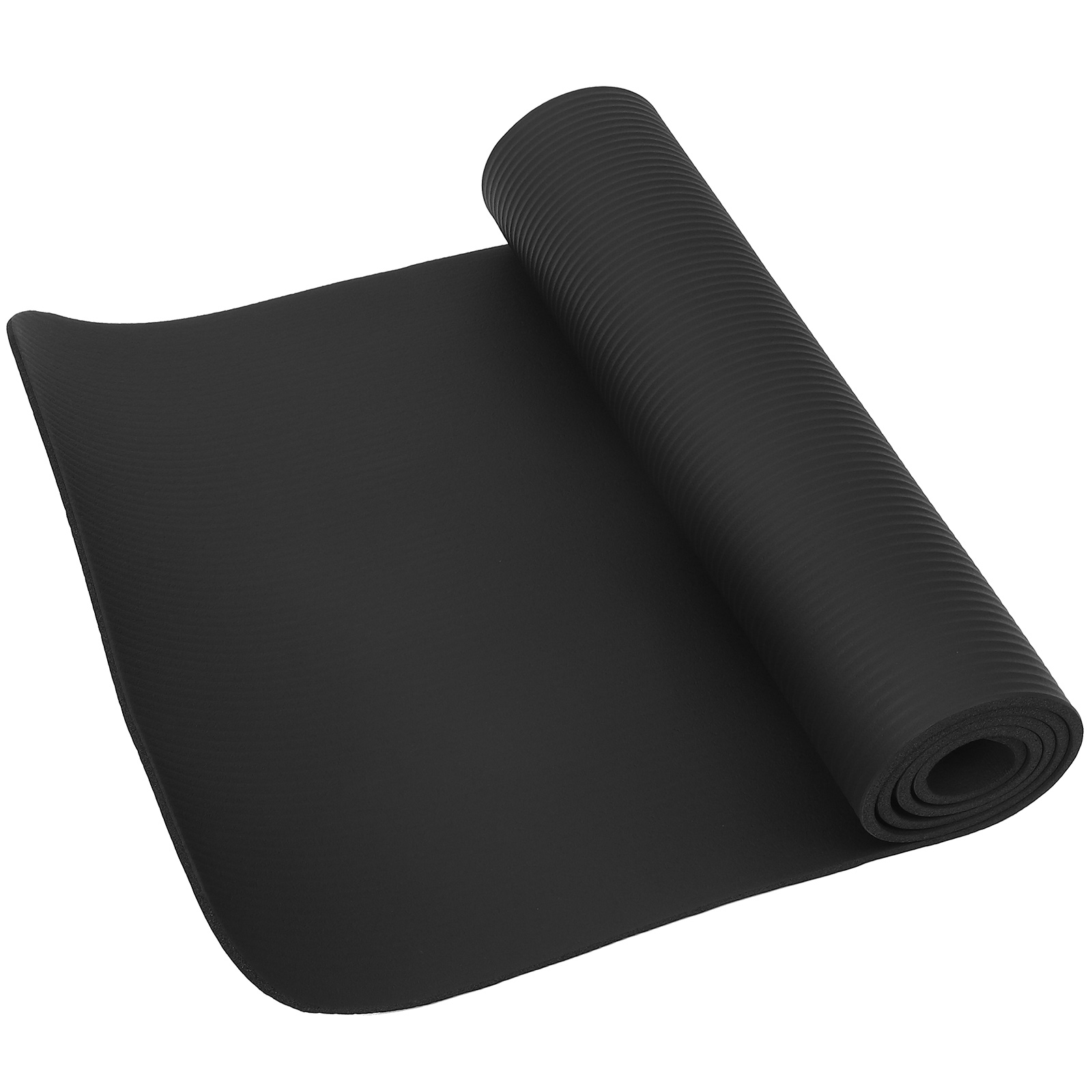 Sportutrustningsmatta gymmatta gummiträningsmattor för löpband trägolv cykelstoppning nbr träningsmatta