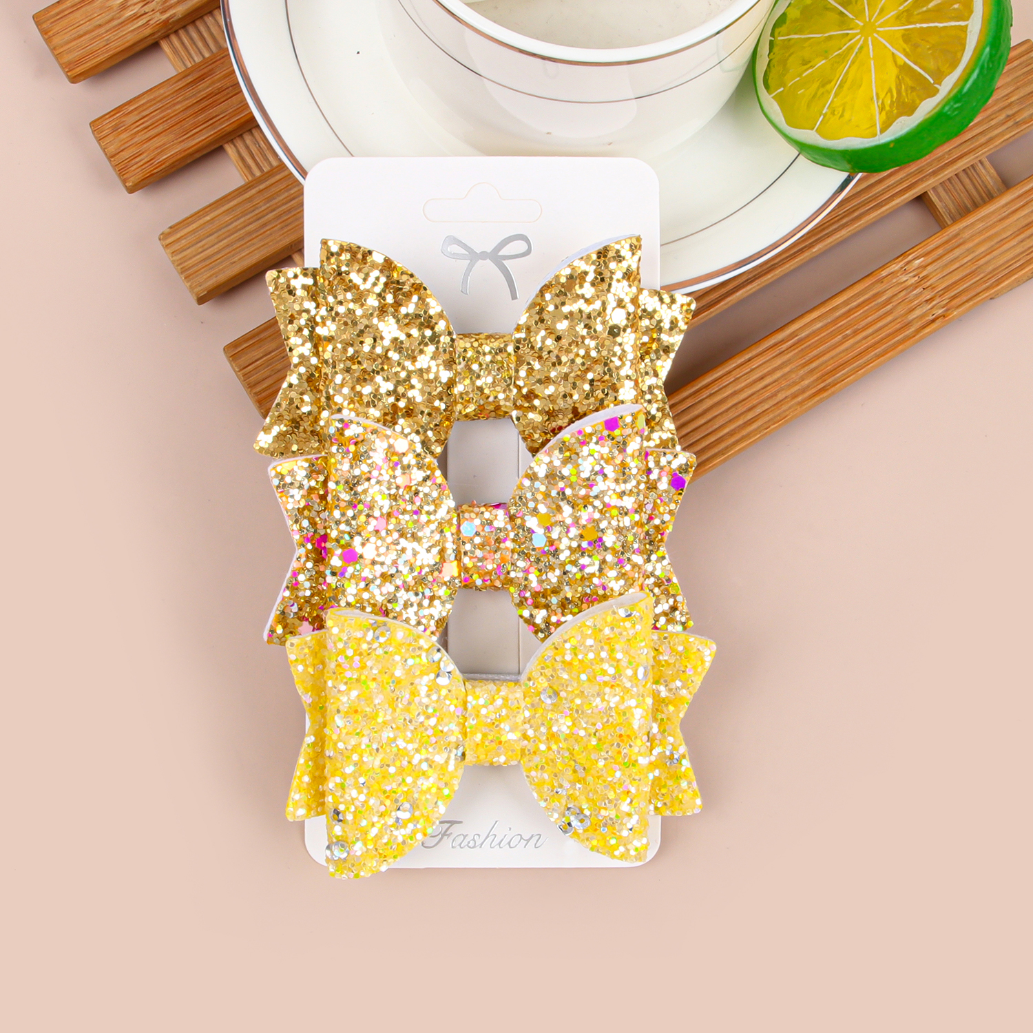 3 uds lazos coloridos para el cabello con Clips lindos 3 ''pelo brillante Bws pasadores de horquilla Clip para el cabello accesorios para el cabello para niños: Lavanda