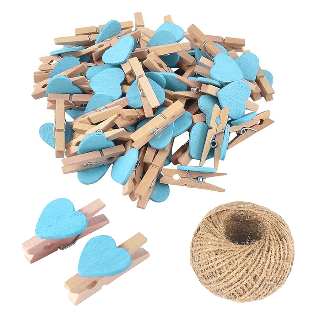 25/30mm Natuurlijke Houten Gekleurde Foto Mini Clips Memo Papier Peg Wasknijper DIY Briefpapier Kerst Bruiloft Home decor: Army Green
