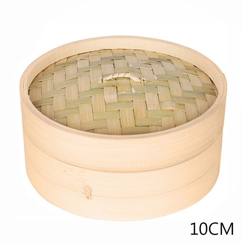 Kinesiska klimpar bambu ångkokare 10/15/20cm med lock dimsum: 1