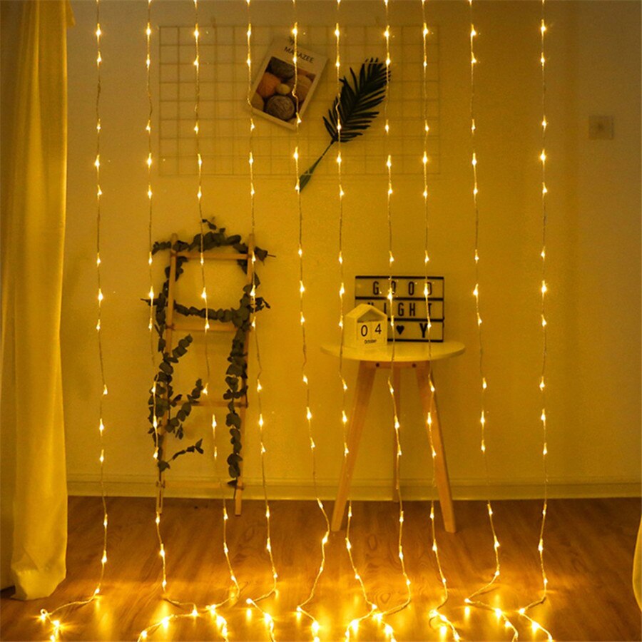 Guirnalda de luces LED para exteriores, 3x3m, 6x3m... – Grandado, image size:900x900