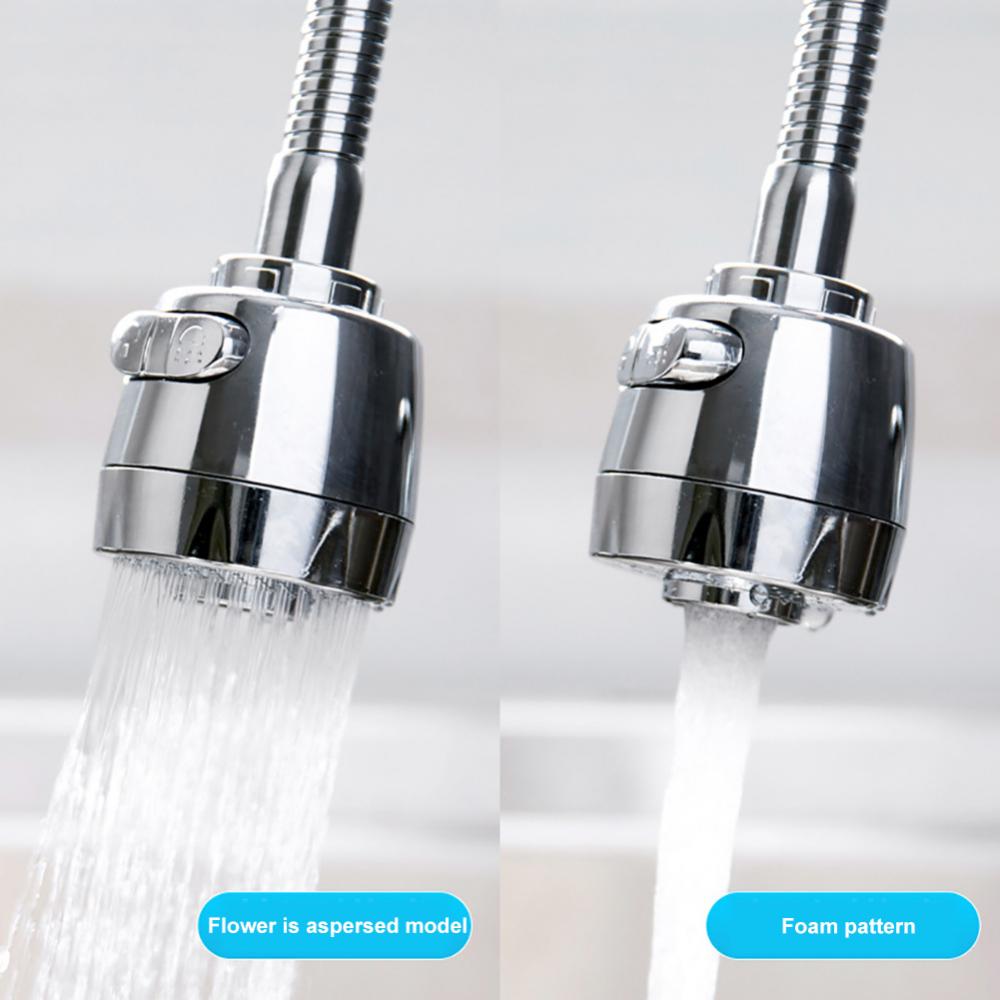 360 gradi ugello flessibile beccuccio risparmio idrico lavello da cucina rubinetto rubinetto Extender rubinetto filtro rubinetto adattatore Extender