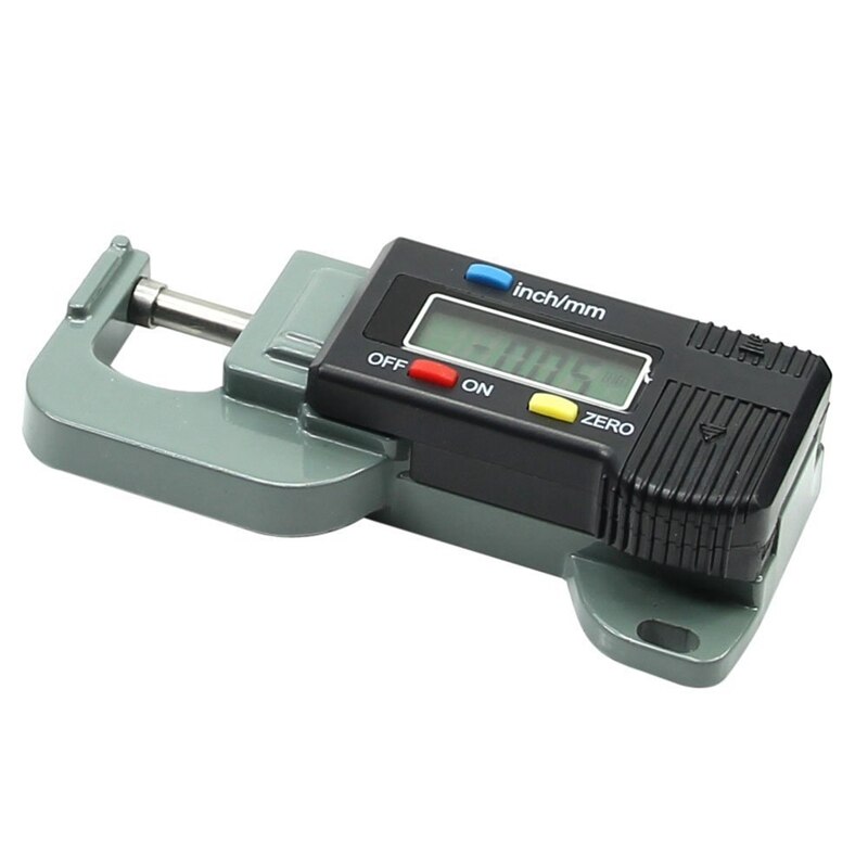 Portable Precise Digital Thickness Gauge Meter Metal Tester Micrometer 0 to 12.7mm