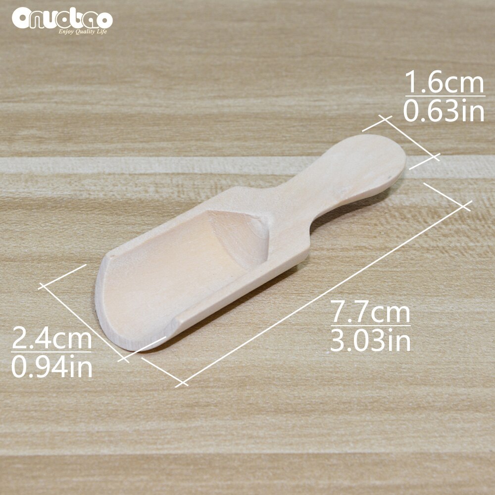 Onuobao 20/50/ 100 stücke Mini kleine holz schaufel Heimat Küche Kochen Kaffee Löffel Zucker Tee Löffel Salz Gewürz Honig Teelöffel