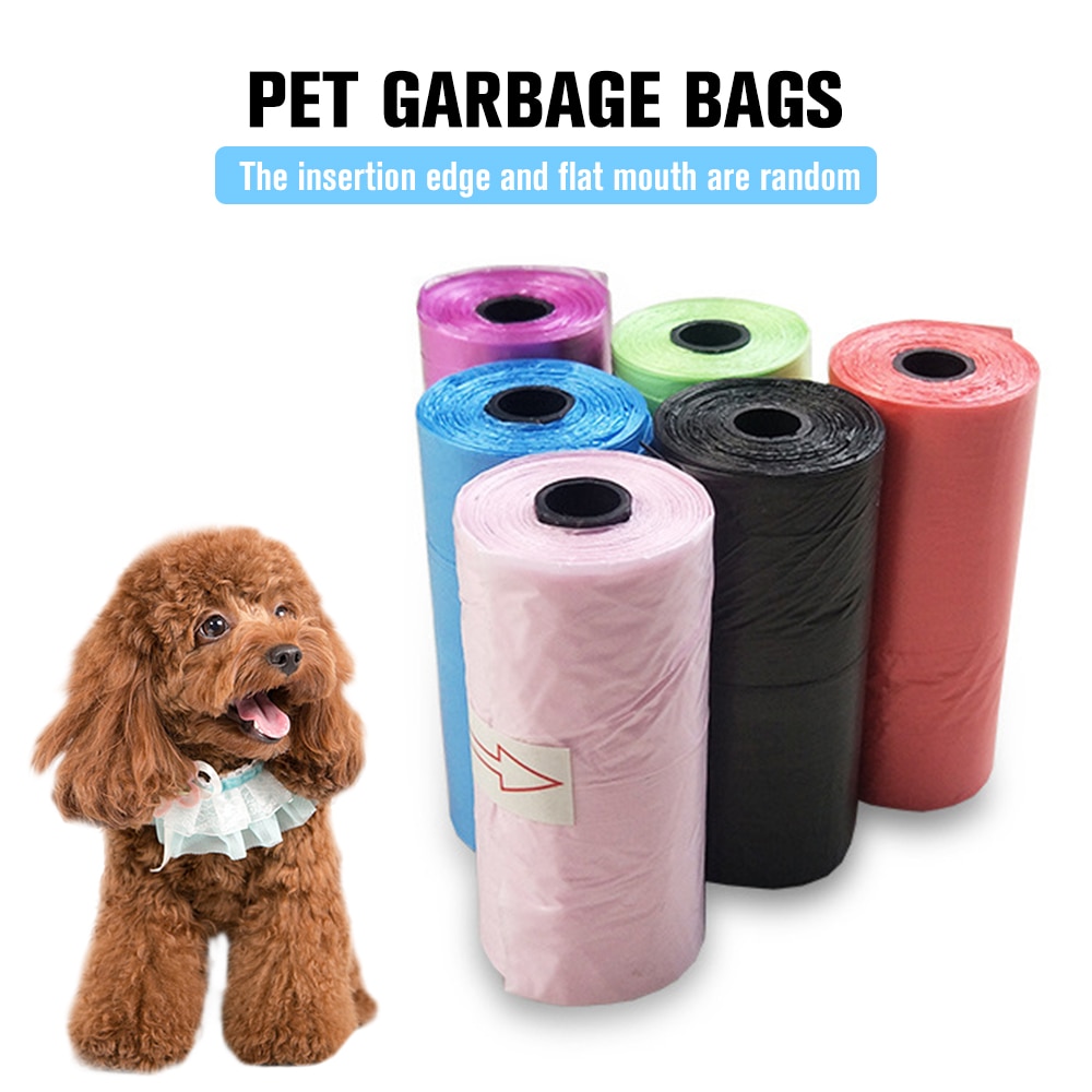 Outdoor Pet Waste Poop Bags Pet Dog Garbage Clean-up Bag PE Cat Poop Cleaning Bag For Pet Outdoor Waste Poop Pick Up Bags #3