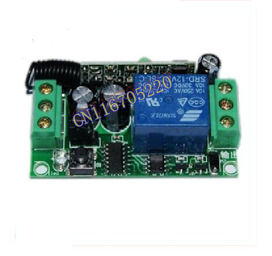 Long Distance 1000M DC 12V 10A 1CH Wireless Remote Control Transmitter Receiver Modul Toggle Momentary 1Relay Switch