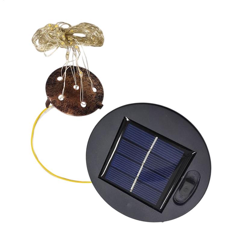 Części zamienne do lamp solarnych, górne części zamienne do lamp solarnych, nietłukąca się, odporna na warunki atmosferyczne osłona do ogrodu, na podwórko, ścieżkę.