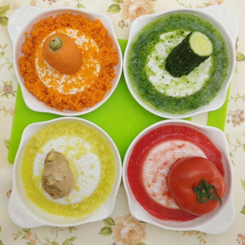 Plato rallador de ajo de cerámica para comida asistida de bebé, plato de molienda de cerámica para fruta, herramientas de máquina de cocina para bebé, plato para machacar