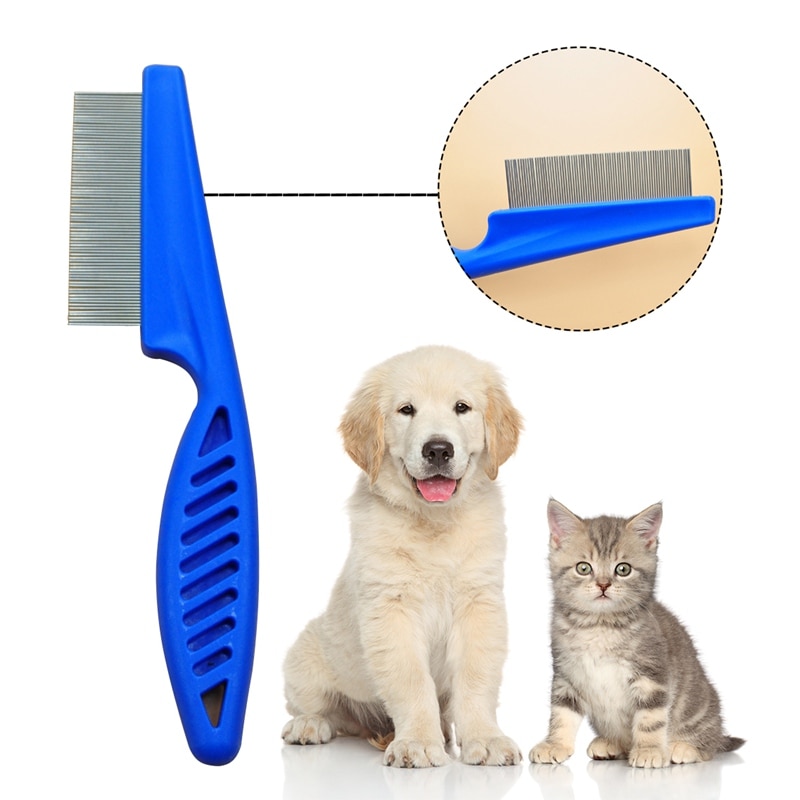 Image showcasing 1PC Pet Animal Care Protect Flea Comb for Cat Dog ... - Vicedeal