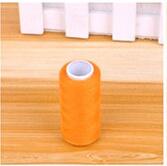 A Roll 200yards/Roll Home Sewing Machine Line Color Polyester Line Garment Sewing Thread Hand Sewing Thread Coarse Sewing Line: Orange