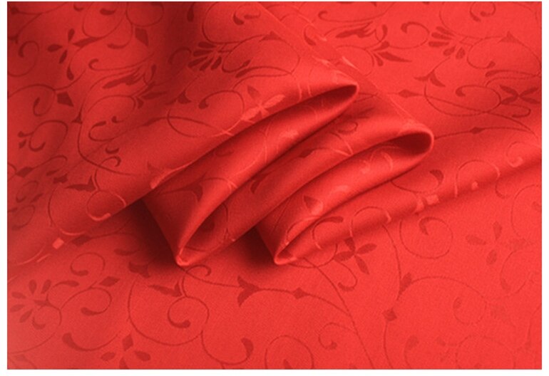 1 meter sangbo stof til syning 20 mm bomuldssilke stof bomuldsstoffer quiltning til patchwork diy telas tissu tekstilduk: Rød