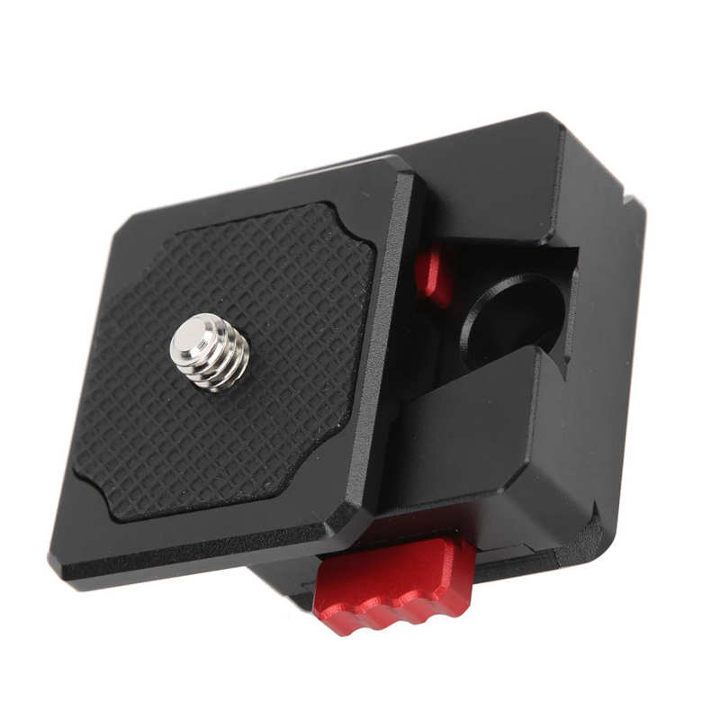 Mini Quick Release Plate Mount Self-Locking Function 1/4inch Screw for V-Mount Battery/Tripod/Slide Rail/Stabilizer Accessories