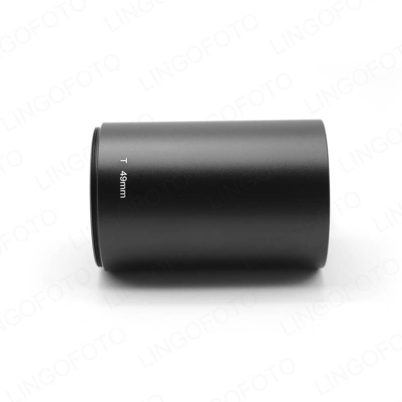 49 ~ 82 Mm X 78 Mm Lengte Tele Metalen Zonnekap Met Filter Schroefdraad Kappen LC4480