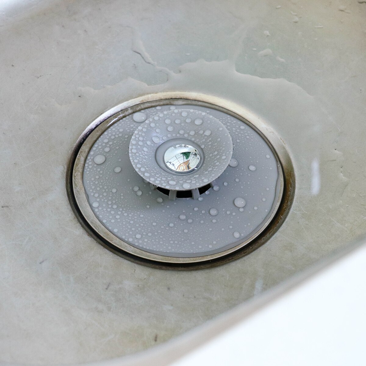 3/2/1Pcs Kitchen Sink Shower Hair Strainer Sink Stopper Sink Strainer Kitchen Bathroom Sink Plugs Drain Plug Hole Hair Catcher