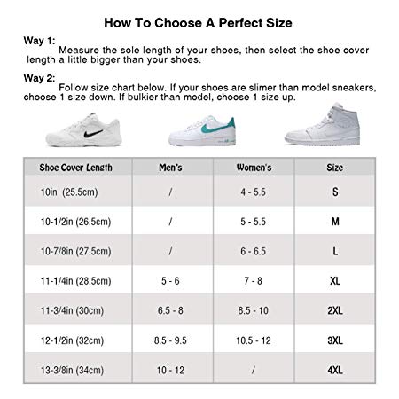 1 Pair Reusable Waterproof Rainproof Men Women Shoes Covers Rain Boots Non-slip Washable PVC Rain Boot Overshoes White