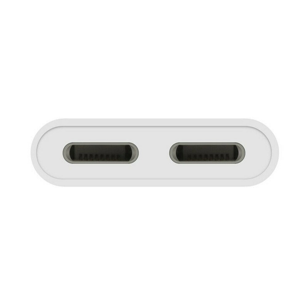 2 In 1 Audio Adapter Opladen Oortelefoon Kabel Voor Iphone 12X7 8 Plus Aux Jack Headset Voor Iphone 3.5 Mm Tot Oortelefoon Splitter: White Two Lighting